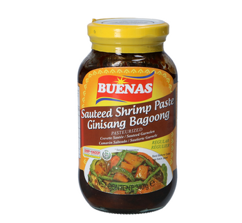 SAUTEED SHRIMP PASTE GINISANG BAGOONG REGULAR 340 g - BUENAS