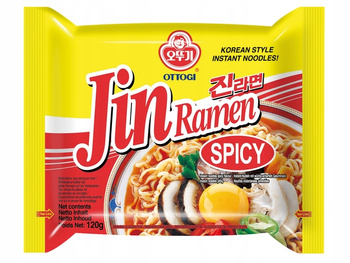 INSTANT NOODLES JIN RAMEN SPICY 120 g - OTTOGI