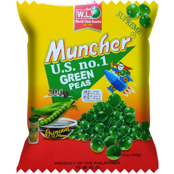 MUNCHER GREEN PEAS 200 g - W.L. FOODS