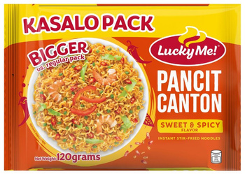 INSTANT NOODLES PANCIT CANTON SWEET & SPICY 120 gr - LUCKY ME