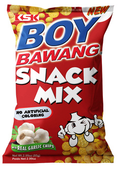 MIX PRZEKĄSEK Z CZOSNKIEM 85 g - BOY BAWANG (CZERWONE)