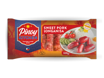 SWEET PORK LONGANISA 320 g - PINOY KITCHEN (FROZEN)
