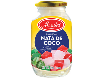 BIAŁA GALARETKA NATA DE COCO 340 g - MONIKA