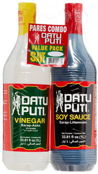 VALUE PACK SOY SAUCE & VINEGAR 2 x 1000 ml - DATU PUTI