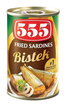 SARDYNKI SMAŻONE BISTEK 155 g - 555