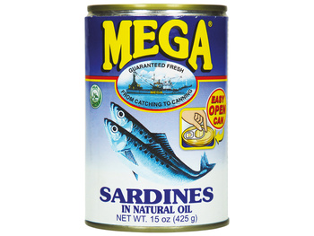 SARDYNKI W OLEJU 425 g - MEGA