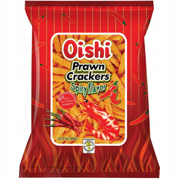 CHRUPKI KREWETKOWE PIKANTNE 90 g - OISHI