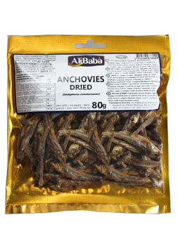 SUSZONE MAŁE SARDELE ANCHOIS FILIPIŃSKIE DILIS 80 g - ALIBABA
