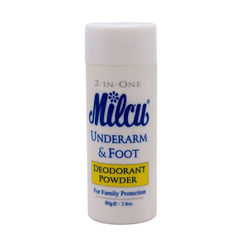UNDERARM & FOOT DEODORANT POWDER 80 g - MILCU