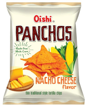 PANCHOS NACHO CHEESE CHIPS 85 g - OISHI