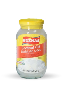 BIAŁA GALARETKA KOKOSOWA NATA DE COCO 340 g - BUENAS