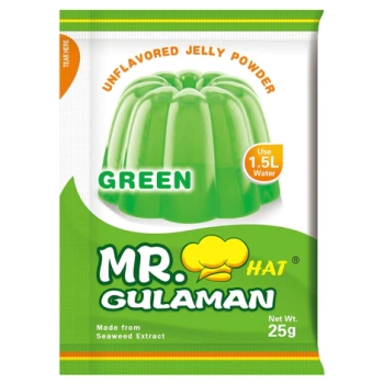 GREEN JELLY POWDER UNFLAVOURED 25 g - MR GULAMAN