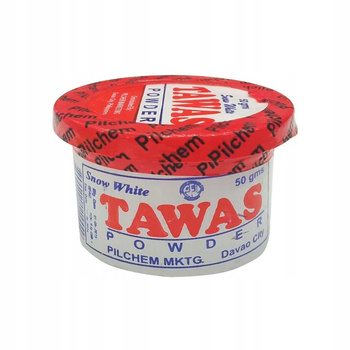 SNOW WHITE TAWAS POWDER UNSCENTED RED 50 g