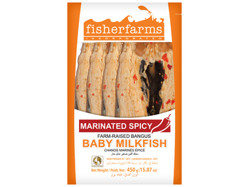 MARINATED BABY MILKFISH SPICY 450 g - FISHER FARMS (FROZEN)