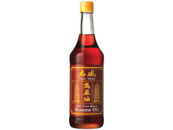BLACK SESAME OIL 100% 650 ml - CHEE SENG
