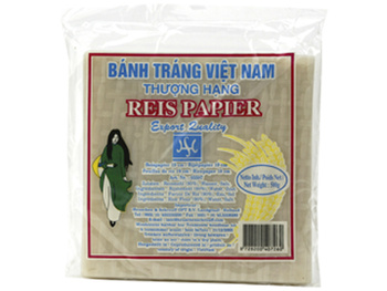 RICE PAPER SQUARE 19 cm 500 g - BANH TRANG
