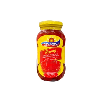 RED KAONG SUGAR PALM FRUIT IN SYRUP 340 g - MAI MAI