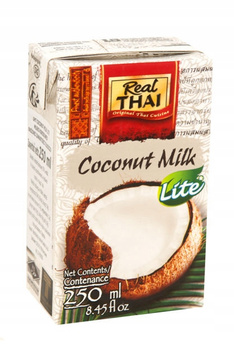 COCONUT MILK LIGHT UHT 250ml - REAL THAI
