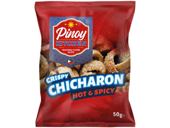 CHICHARON ZE SKÓRY WIEPRZOWEJ OSTRE 50 g - PINOY KITCHEN