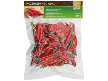 CZERWONE PAPRYCZKI CHILI 250 g - GOLDEN TURTLE (MROŻONY)