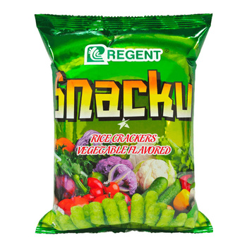 RICE CRACKERS VEGETABLE SNACKU 60 g - REGENT