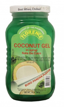 NATA DE COCO BUKO PANDAN FLAVOUR 340 g - FLORENCE