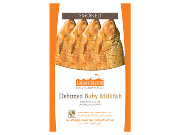 BABY MILKFISH SMOKED BANGUS 450 g - FISHER FARMS (FROZEN)