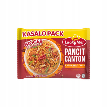 INSTANT NOODLES PANCIT CANTON HOT CHILI 120 gr - LUCKY ME