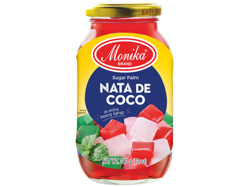 CZERWONA GALARETKA NATA DE COCO 340 g - MONIKA