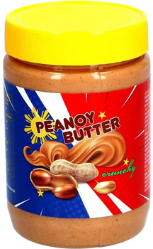 MASŁO ORZECHOWE CRUNCHY 500 g - PEANOY BUTTER (ŻOŁTE)