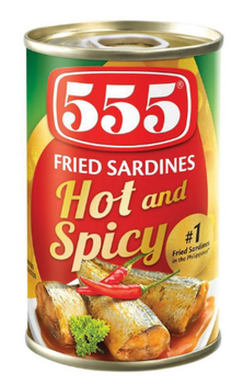 FRIED SARDINES HOT AND SPICY 155 g - 555