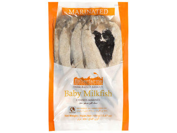 MARYNOWANY FILET Z MŁODEJ RYBY MLECZNEJ MILKFISH ŁAGODNY BANGUS 450 g - FISHER FARMS (MROŻONY)