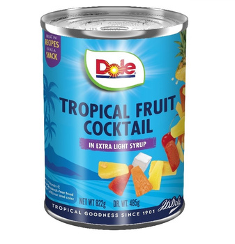 TROPICAL FRUIT COCTAIL IN LIGHT SYRUP 822 g – DOLE