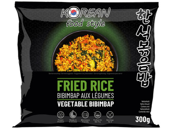 RYŻ SMAŻONY Z WARZYWAMI BIBIMBAP 300 g - KOREAN FOOD STYLE (MROŻONY)