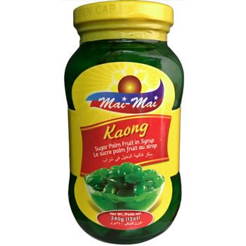 GREEN KAONG SUGAR PALM FRUIT IN SYRUP 340 g - MAI MAI