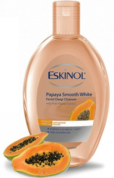 GŁĘBOKO OCZYSZCZAJĄCY PŁYN DO TWARZY Z PAPAJĄ 225 ml - ESKINOL