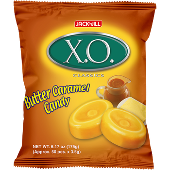 X.O. BUTTER CARAMEL CANDY 175 g - JACKNJILL