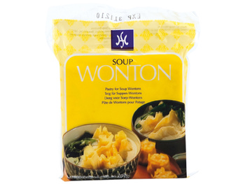 WONTON PASTRY SHEETS THICK FOR SOUP 250 g - HS (FROZEN)