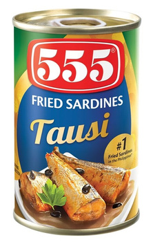 FRIED SARDINES TAUSI WITH BLACK BEANS 155 g – 555