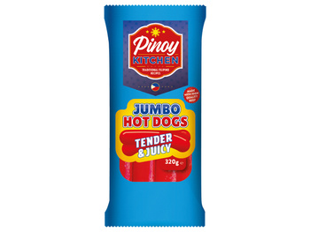 JUMBO HOT DOGS 320 g - PINOY KITCHEN (FROZEN)