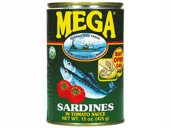 SARDYNKI W SOSIE POMIDOROWYM 425 g - MEGA