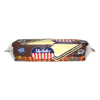 CRACKER SANDWICH CHOCOLATE FLAVOR 300 g - SKY FLAKES