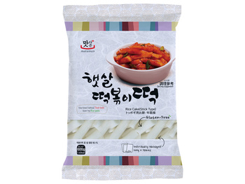 RICE CAKE STICKS TTEOKBOKKI 600 g - MATAMUN