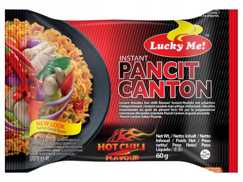 INSTANT NOODLES PANCIT CANTON HOT CHILI 60 g - LUCKY ME