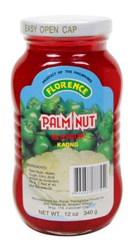 RED KAONG SUGAR PALM IN HEAVY SYRUP 340 g - FLORENCE