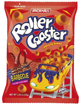 ROLLER COASTER POTATO RINGS BBQ 85 g - JACKNJILL