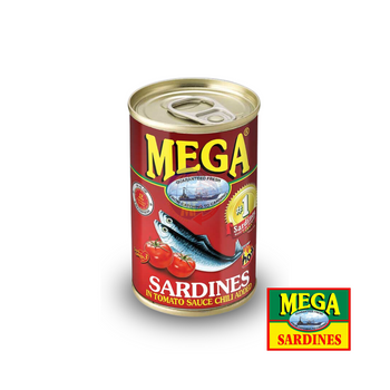 SARDYNKI W SOSIE POMIDOROWYM Z CHILI 155 g - MEGA