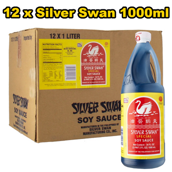 12 x SOS SOJOWY 1000 ml - SILVER SWAN